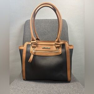 Nine West Black and Brown Satchel